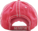 Bad Hair Day Washed Vintage Ball Cap