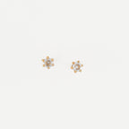 Howard's - Waterproof Earrings 3mm Round Cubic Zirconia Stud Narelle