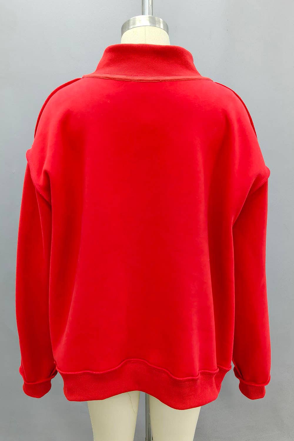 OHIO  'OHIO' Embroidered Mock Neck Sweatshirt (Copy)
