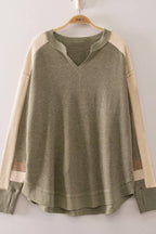 Krissie Waffle Knit Pullover Sweater