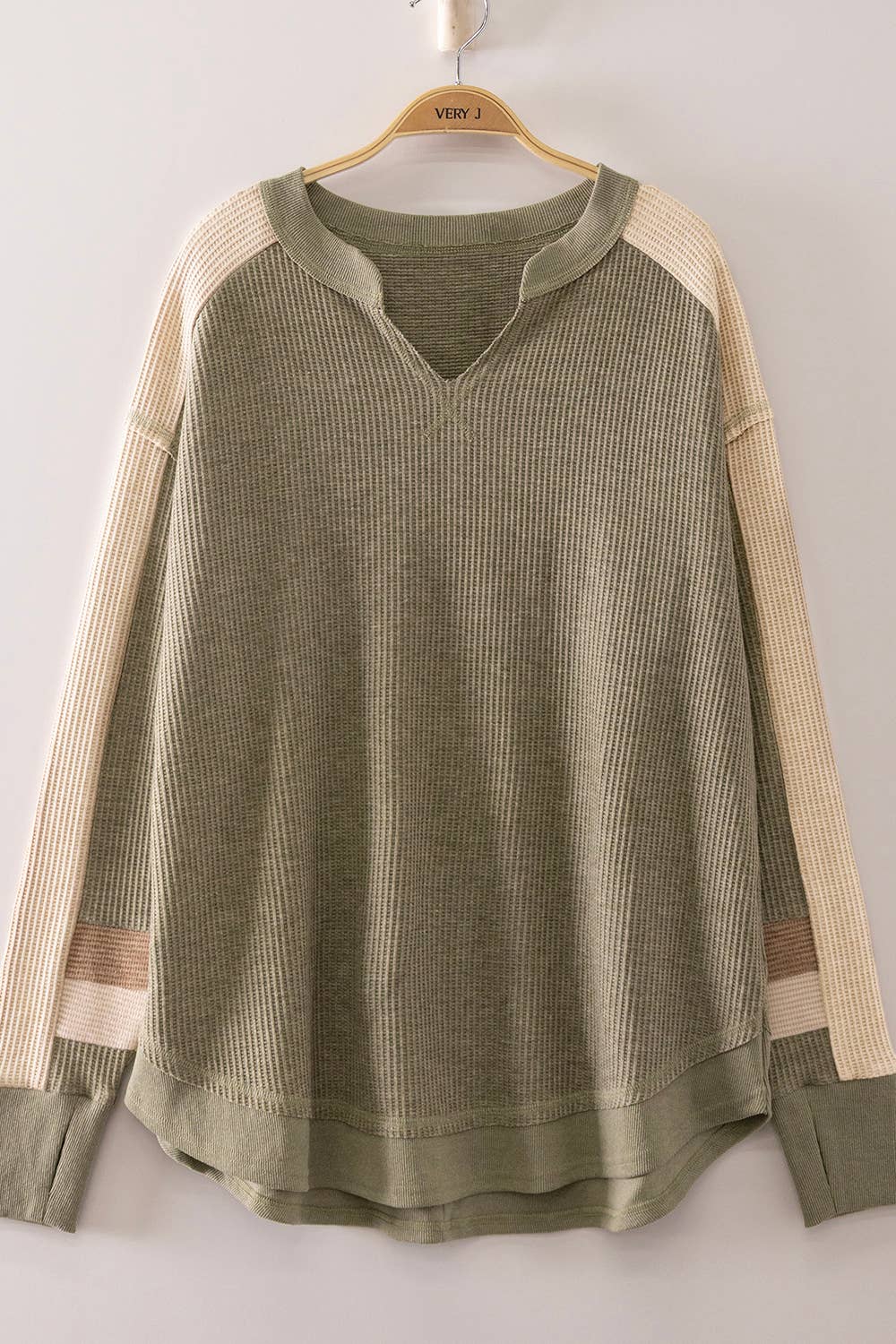 Krissie Waffle Knit Pullover Sweater