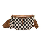 JOSSLYN by wall to wall - CROSSBODY ZIPPER REMOVAL STRAP SLING BUM BAG |