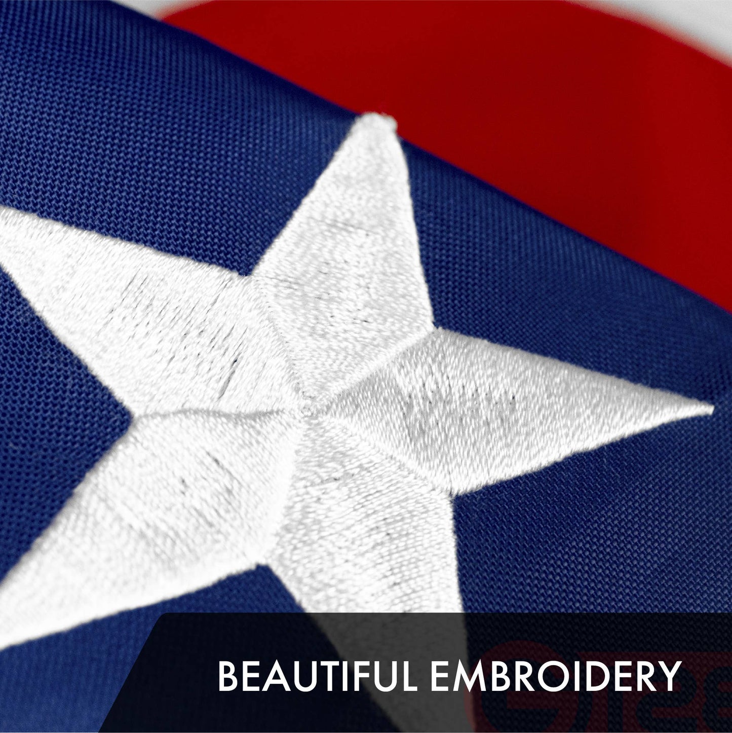 G128 - Ohio State Flag 210D Embroidered Polyester 3x5 Ft