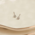 Howard's - Waterproof Earrings 3mm Round Cubic Zirconia Stud Narelle