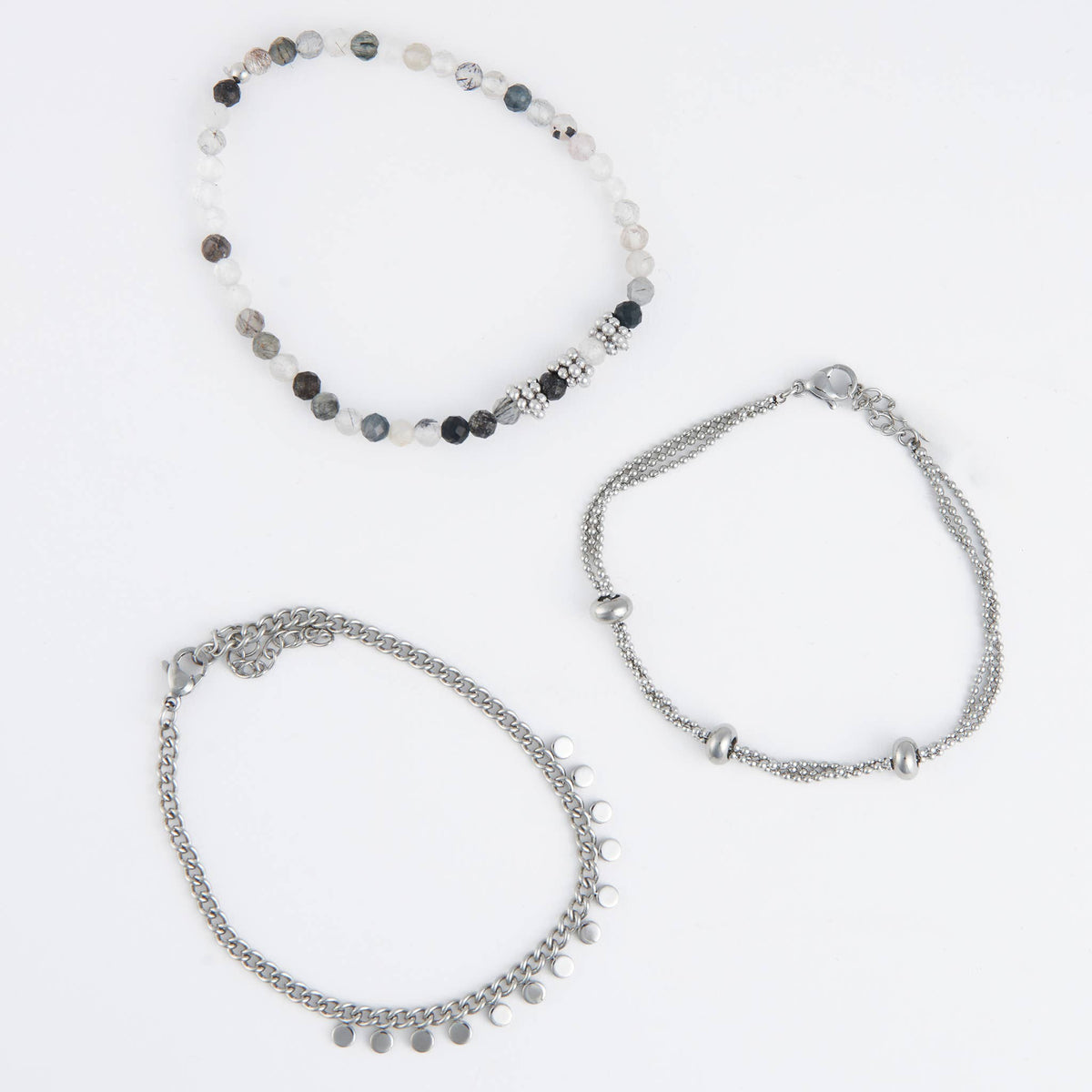 Howard's - Waterproof Bracelet Beaded Chain 3-Piece Set Narelle