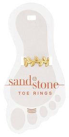 Sand & Stone: Toe Ring Gold