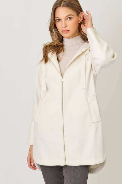 Helen Hoodie Zip-Up Coat