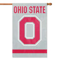 Ohio State Applique BLOCK O Banner Flag