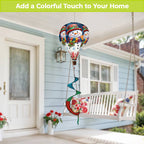 Briarwood Lane - Friendly Snowman Hot Air Balloon Spinner