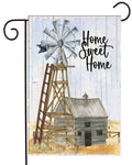 Home Sweet Home Windmill Garden Flag G2427