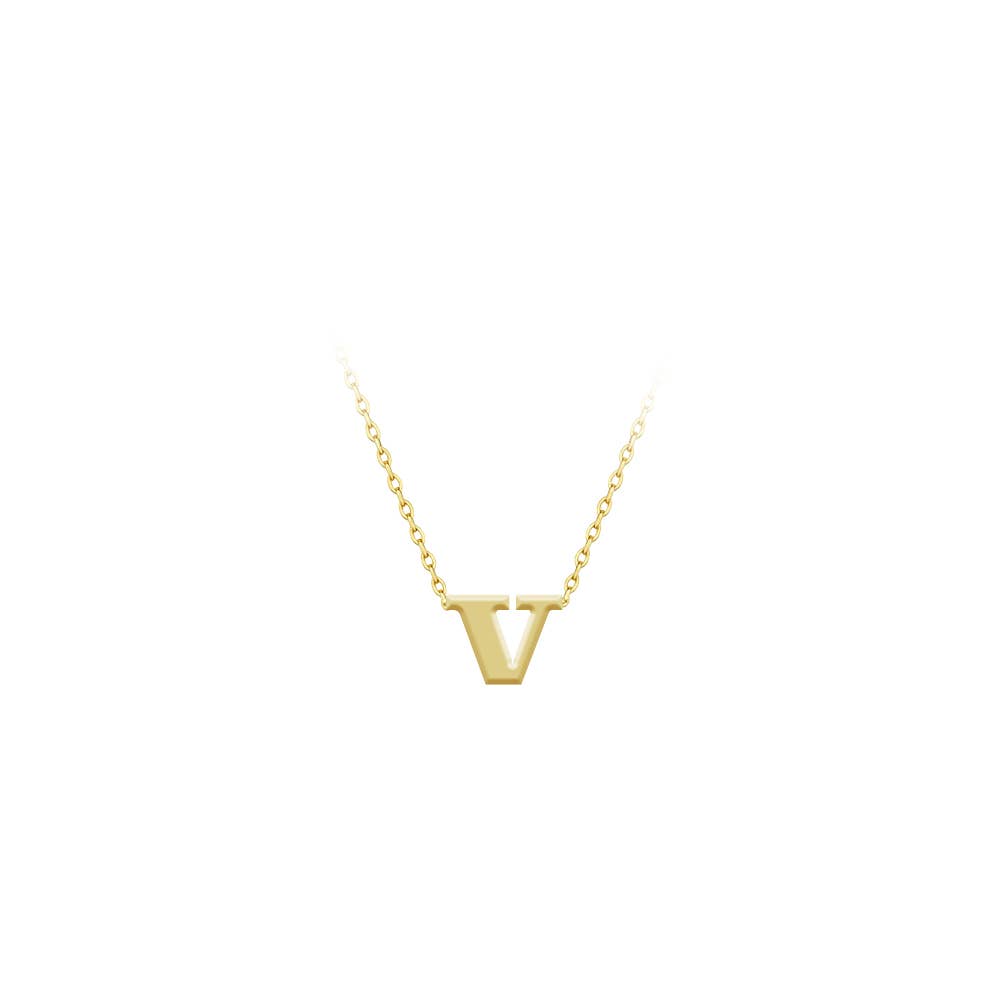 Maya J - Lower Case Mini Initial Necklaces