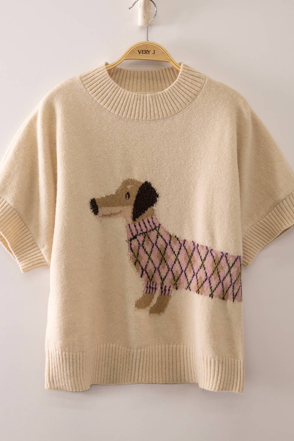 Buddy Dog Graphic Short Sleeve Knit