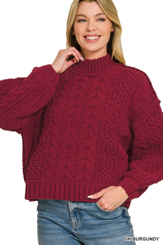 Evie Cable Knit Sweater