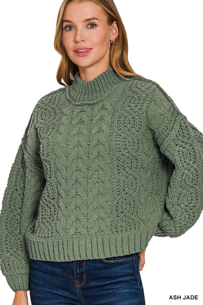 Evie Cable Knit Sweater