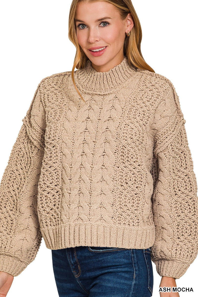 Evie Cable Knit Sweater