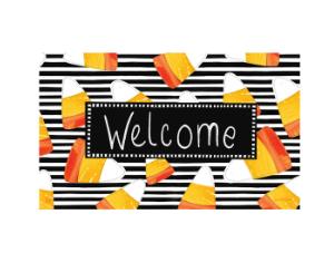 Candy Corn Welcome MatMate