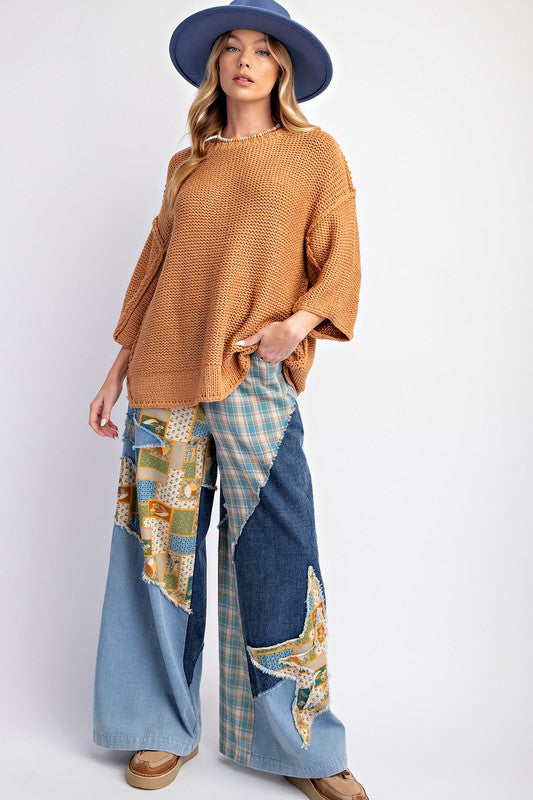Easel Chunky And Cozy Oversized Knit Sweater