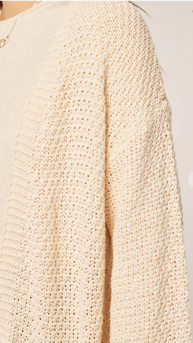 Chunky Long Oversized Cardigan