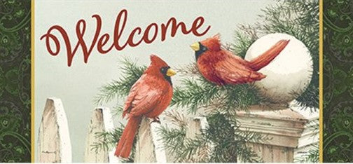 Cardinals & Pine Mini Mat