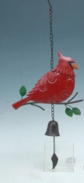 Metal Cardinal Windchime