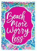 "Beach More" DuraSoft Garden Flag