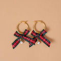 The Darling Effect - Signature Hoop Earrings-Dressed in Plaid