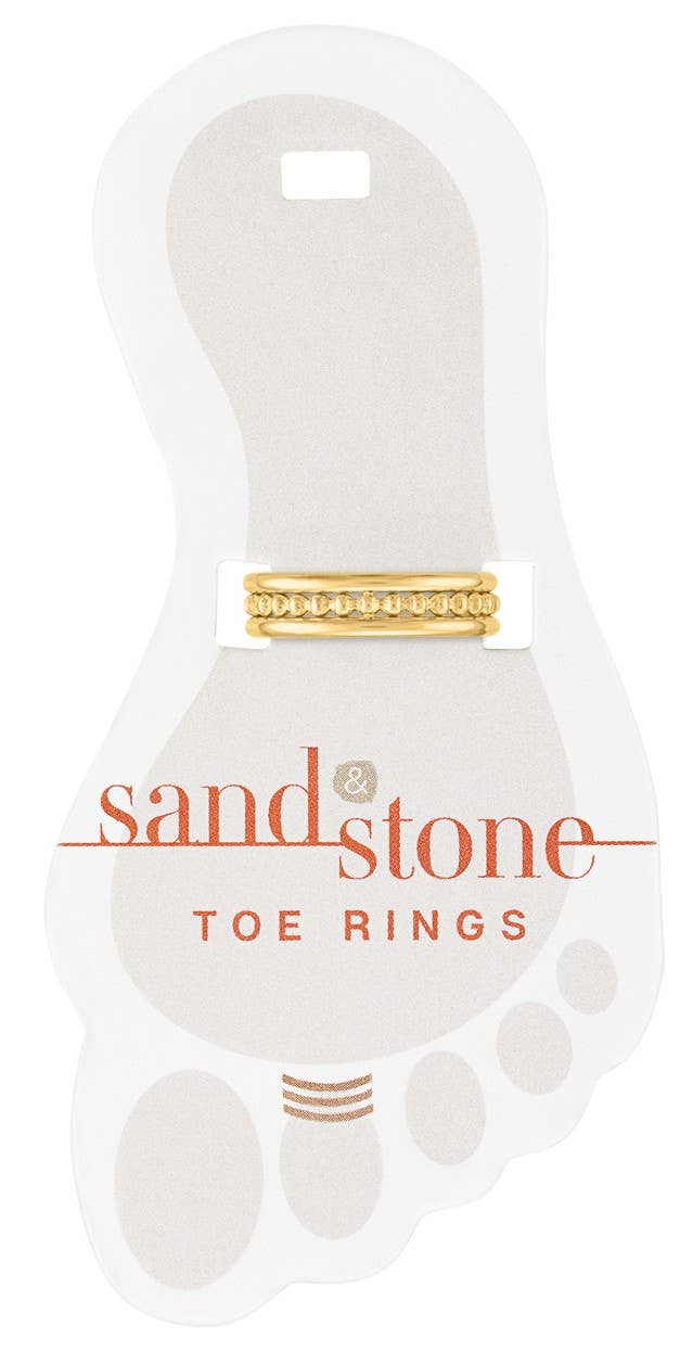 Sand & Stone: Toe Ring Gold