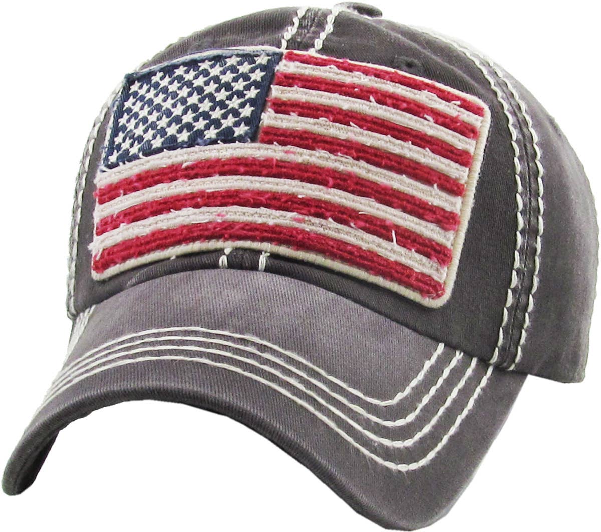 USA Flag Vintage Ballcap