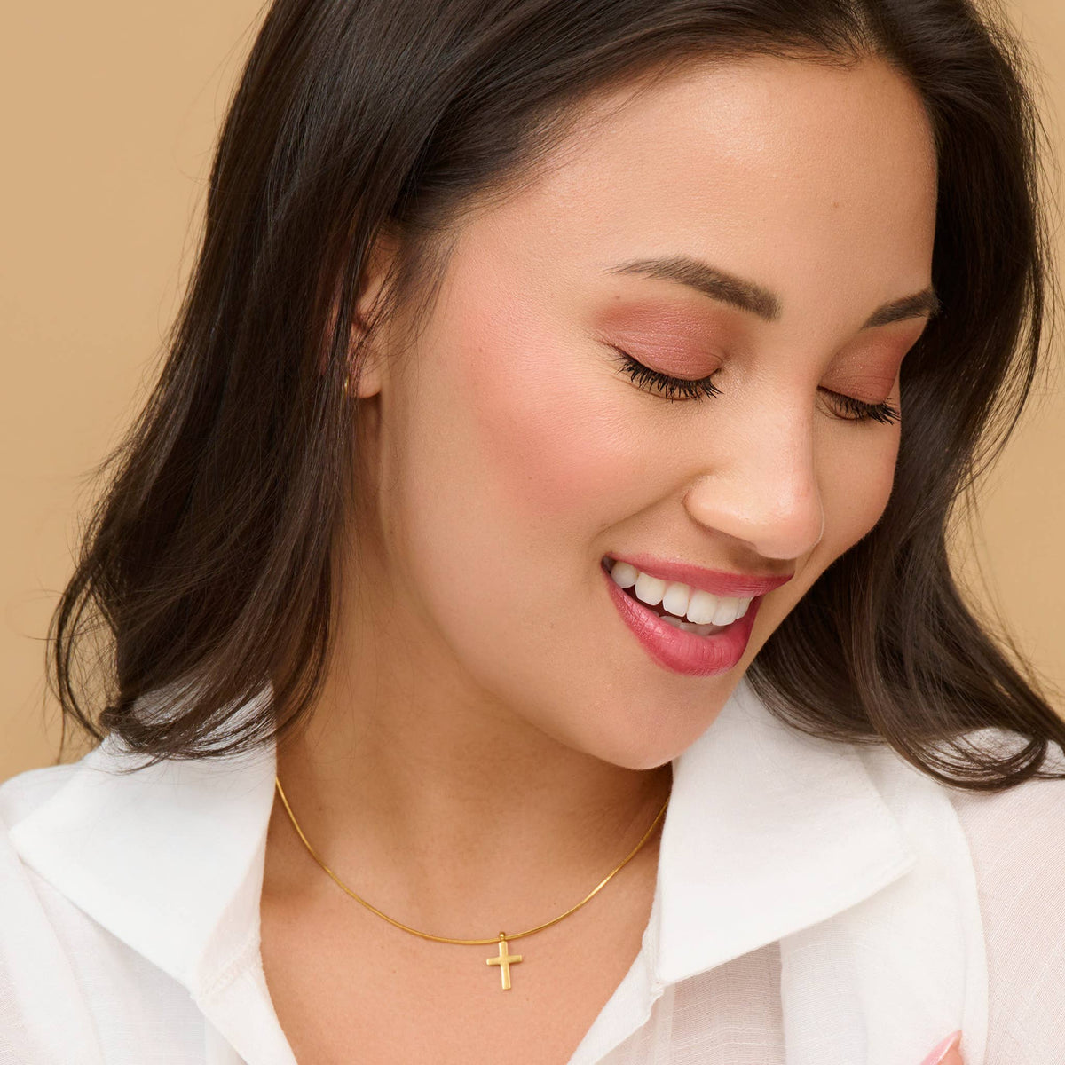 Howard's - Cross Necklace Snake Chain Waterproof Jewelry Narelle Dainty