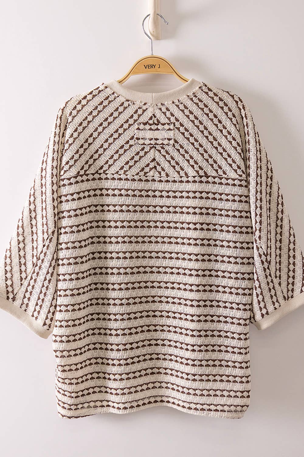 Emmie Textured Stripe Knit Top