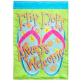 Magnolia - FLIP FLOP WELCOME APPLIQUE GARDEN FLAG