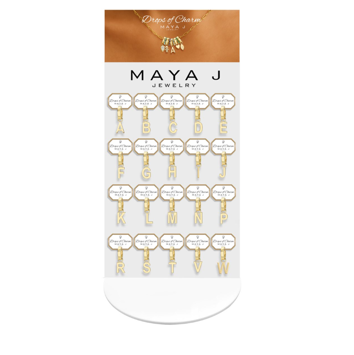 Maya J - Mini Drops of Charm - 14K Gold-Plated Brass