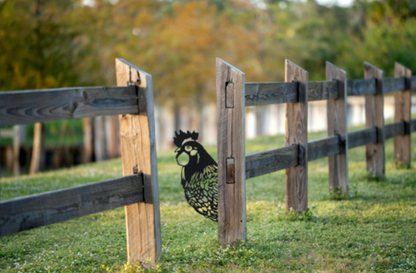 Laser Cut Peeking Farm Animal Decor