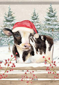 Christmas Cow Dura Soft™ Flag