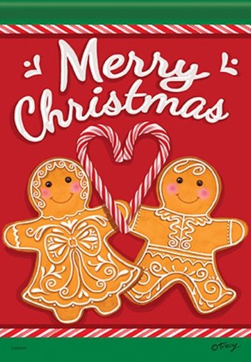 Christmas Gingerbread Dura Soft™ Flag