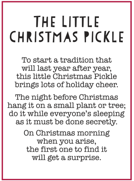 The Little Christmas Pickle