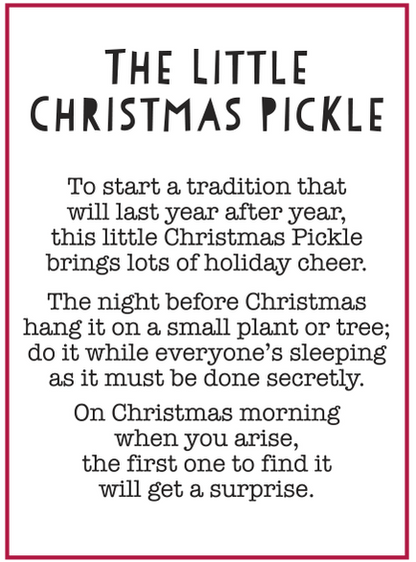 The Little Christmas Pickle