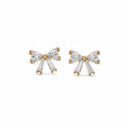 Crystal Bow Earrings