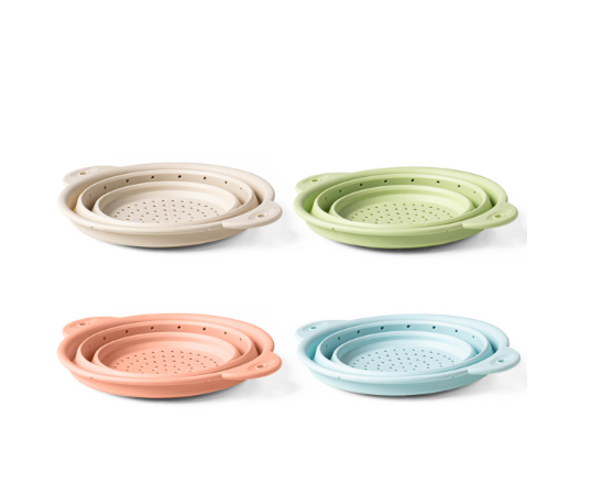 Krumbs Kitchen Collapsible Silicone Strainer