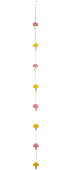 Colorful Mushroom Rain Chain