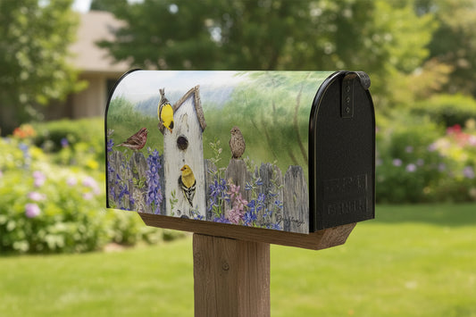 Country Birdhouses Mailbox Cover