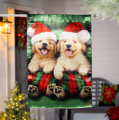 Cozy Goldies Lustre House Flag