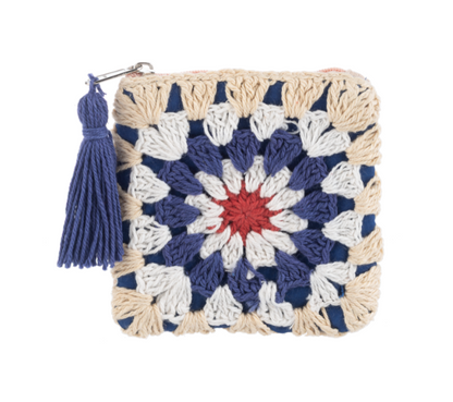 Crochet Patriotic Coin Purse