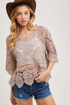 Crochet Lace Top