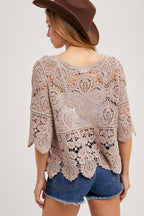 Crochet Lace Top