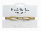 2-in-1 Bracelet Hair Ties -Crystal Bracelet Hair Ties
