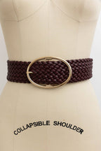 Wide Braided Belt – Great for Dresses & Casual Outfits