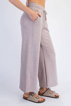 Rae Mode - MODAL SCUBA CROPPED WIDE PANT