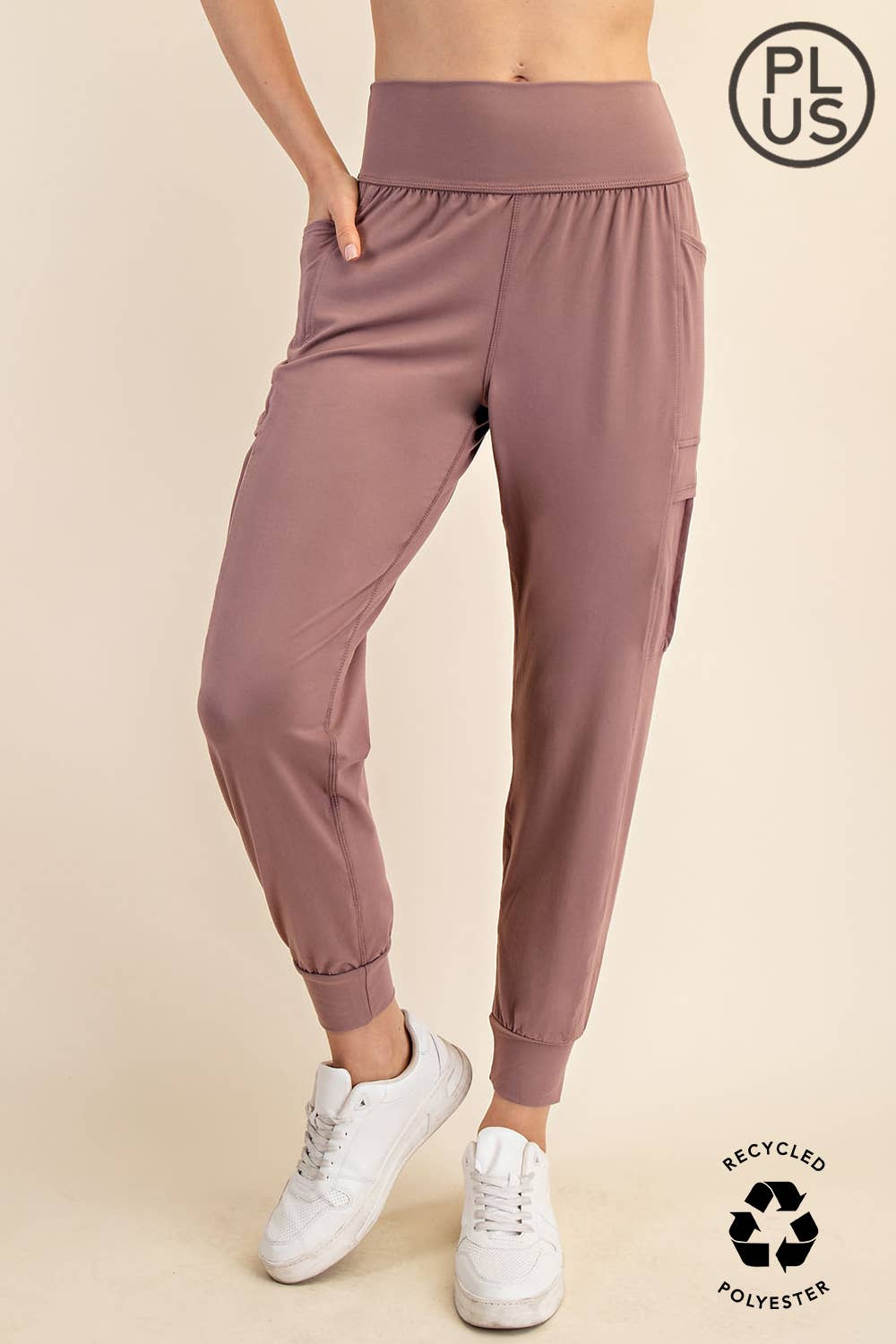 Rae Mode - PLUS SIZE BUTTER JOGGER WITH SIDE POCKETS