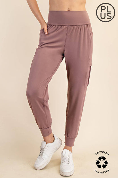 Rae Mode - PLUS SIZE BUTTER JOGGER WITH SIDE POCKETS